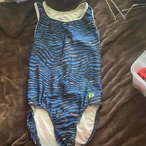 Patterned Blue leotard